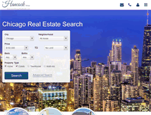 Tablet Screenshot of downtownchicagorealestate.com